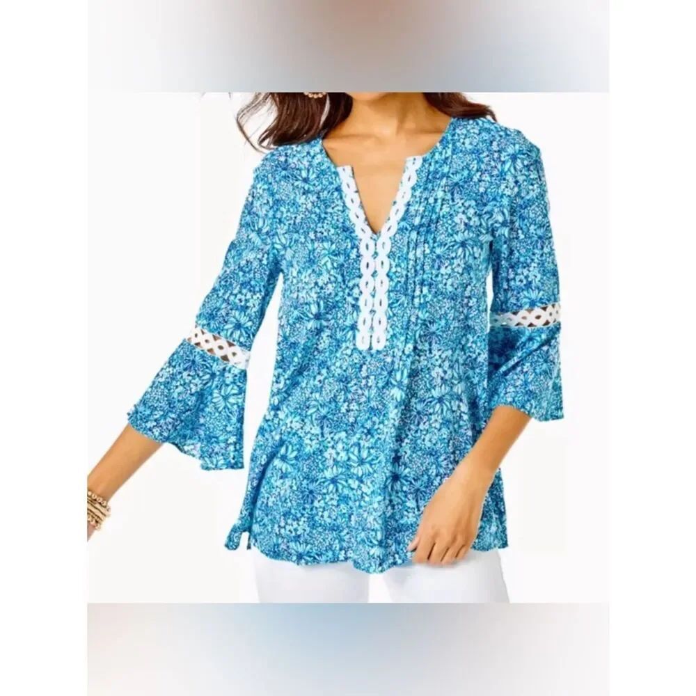 Lilly Pulitzer Hollie Tunic Top Women’s Size Small